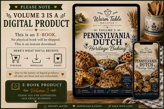 ๐ฅจ Volume 3: Pennsylvania Dutch Heritage Baking